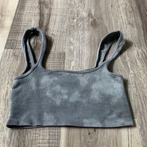 Anthropologie cropped shorter tank top